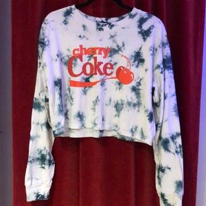 Tye Dye Coca Cola Crop Top